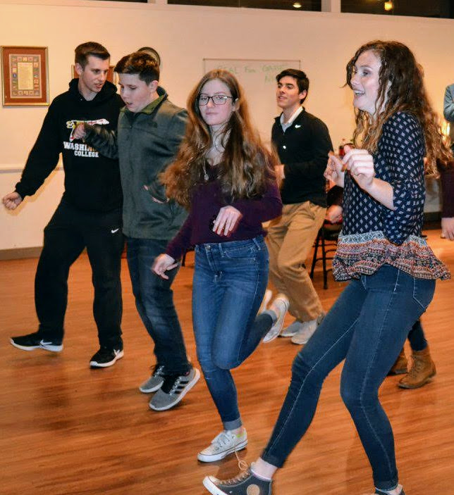 Dancing Teens Several teens dancing